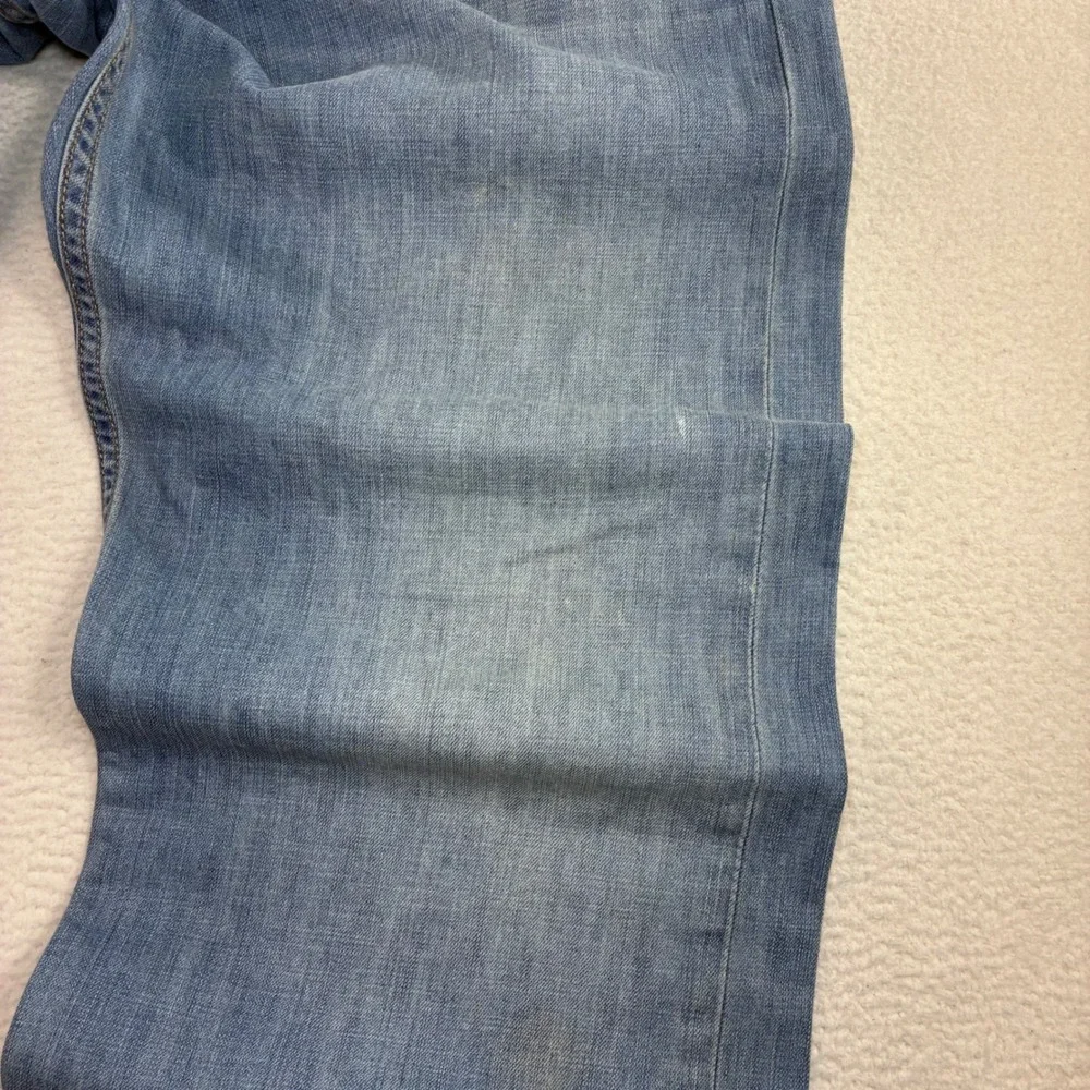 Levis 569 Loose Straight Jeans Men 38x34 Blue Faded Skater Baggy Whiskered